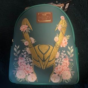 Loungefly Loki floral backpack